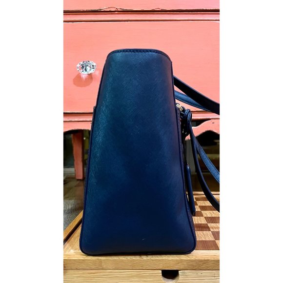 ♦️TORY BURCHN NAVY SMALL PARKER TOTE - Picture 8 of 12